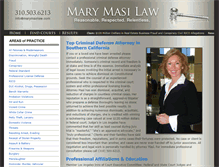 Tablet Screenshot of marymasilaw.com